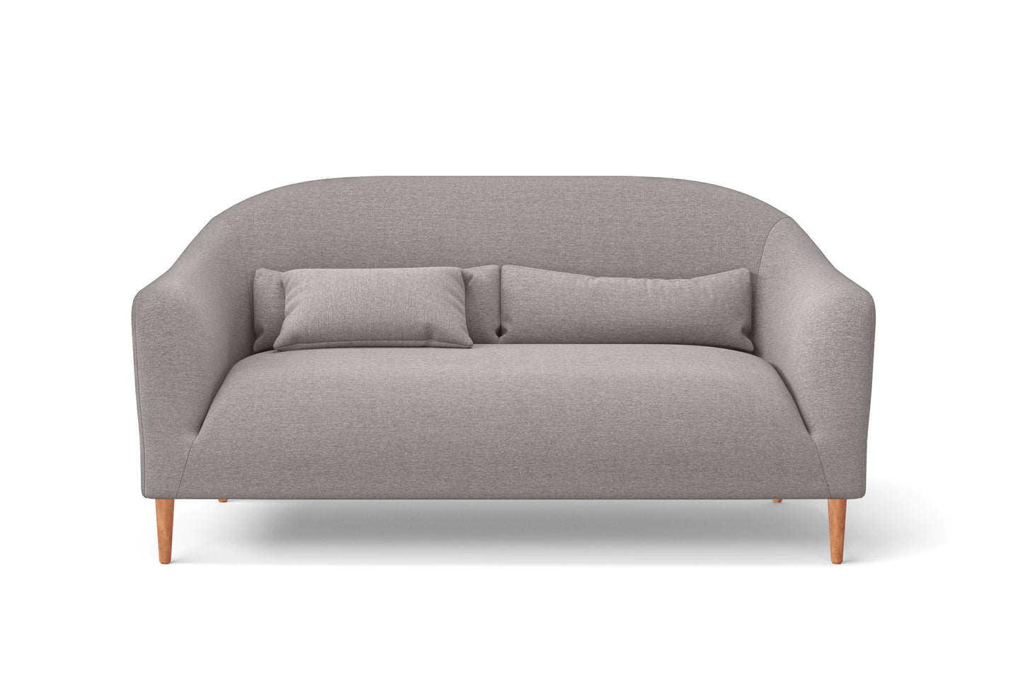 Andria 2 Seater Sofa Grey Linen Fabric