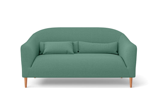 Andria 2 Seater Sofa Mint Green Linen Fabric