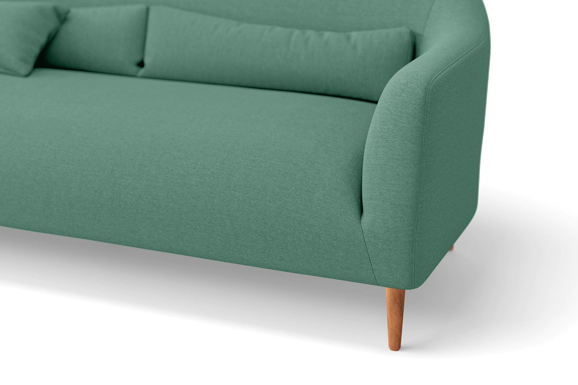 Andria 2 Seater Sofa Mint Green Linen Fabric