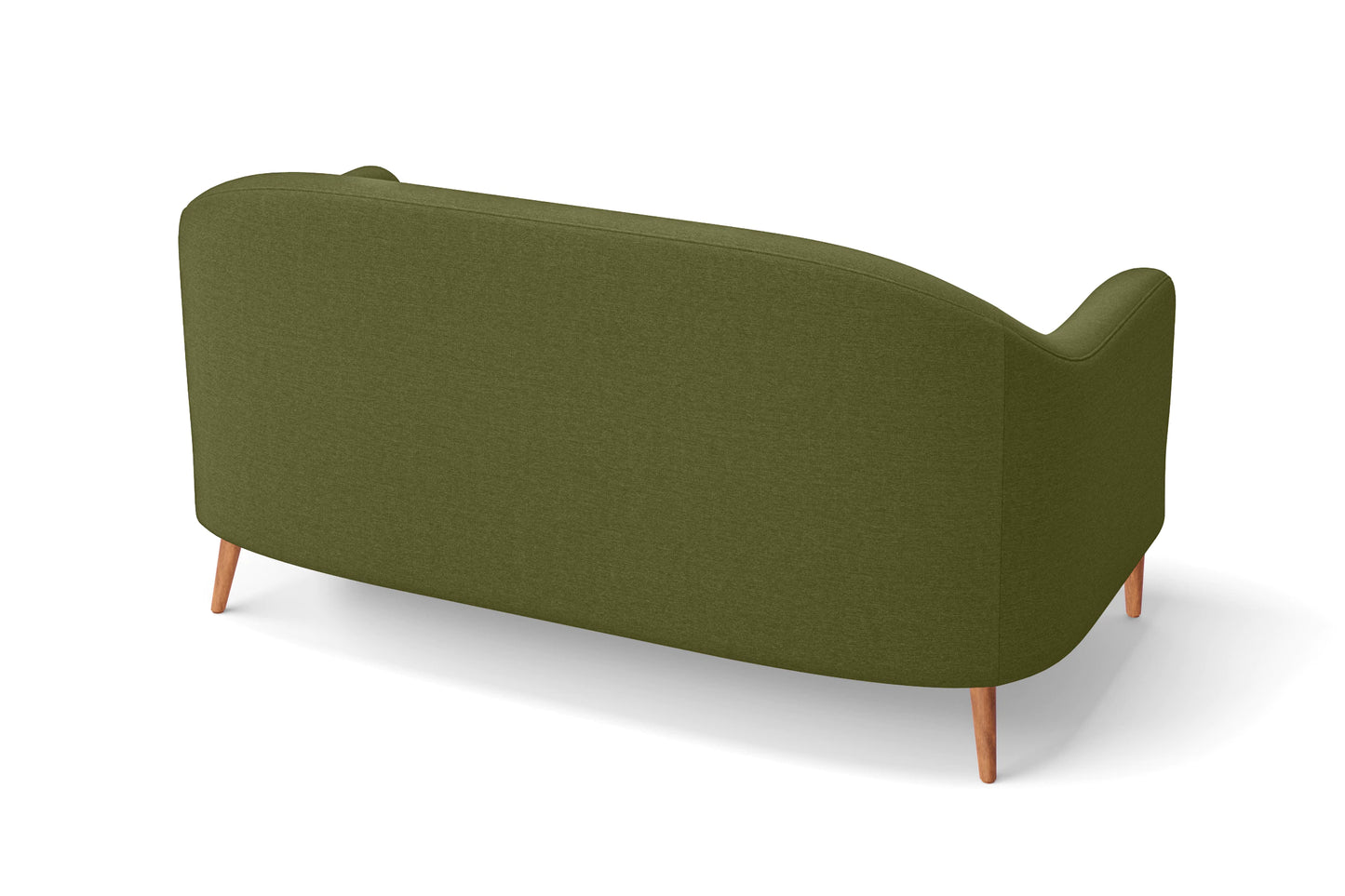 Andria 2 Seater Sofa Olive Linen Fabric