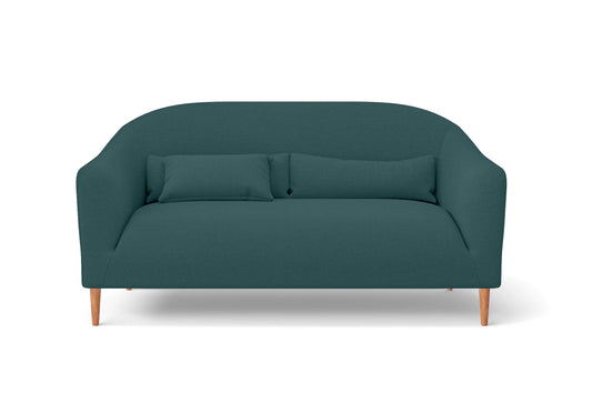 Andria 2 Seater Sofa Teal Linen Fabric