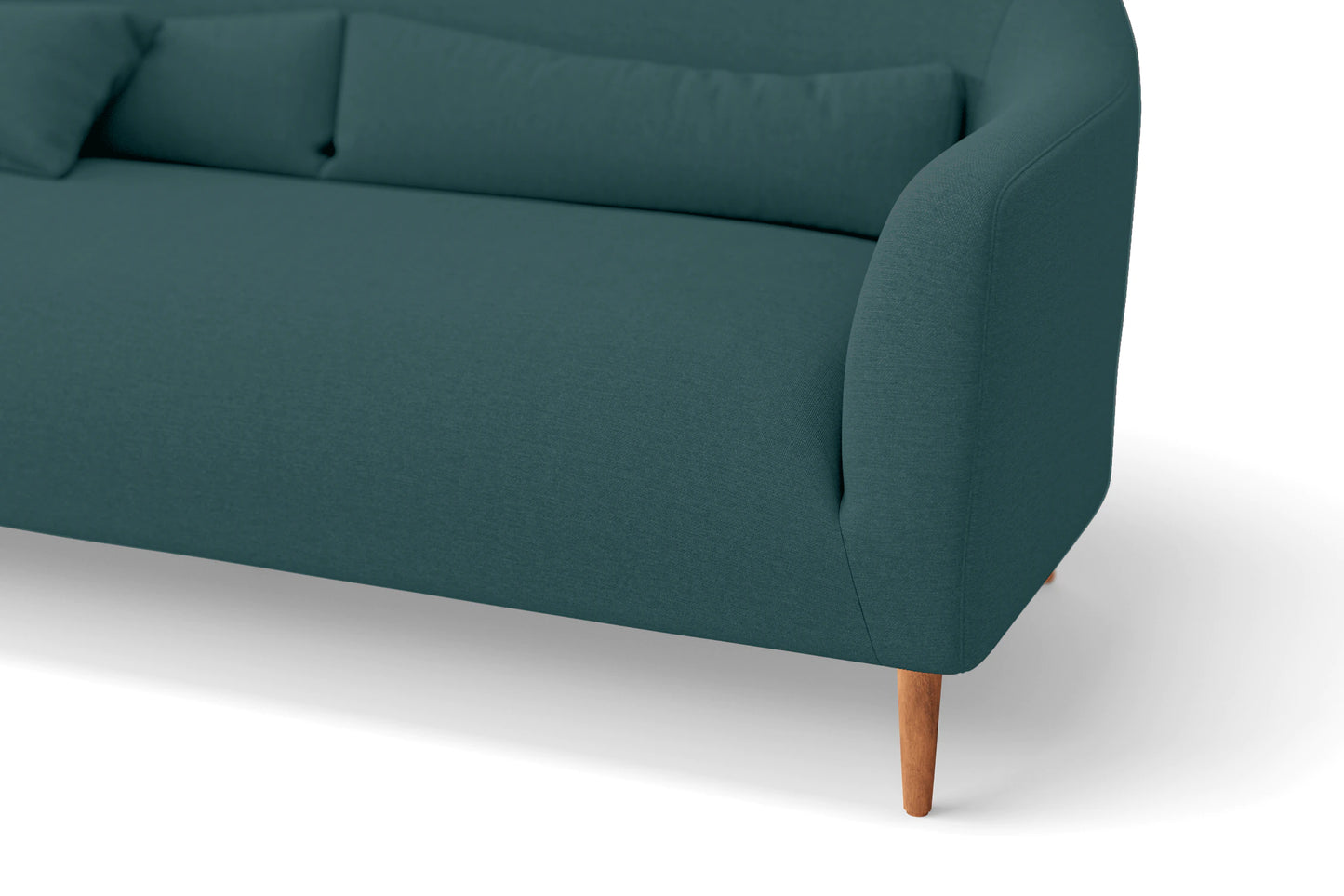 Andria 2 Seater Sofa Teal Linen Fabric