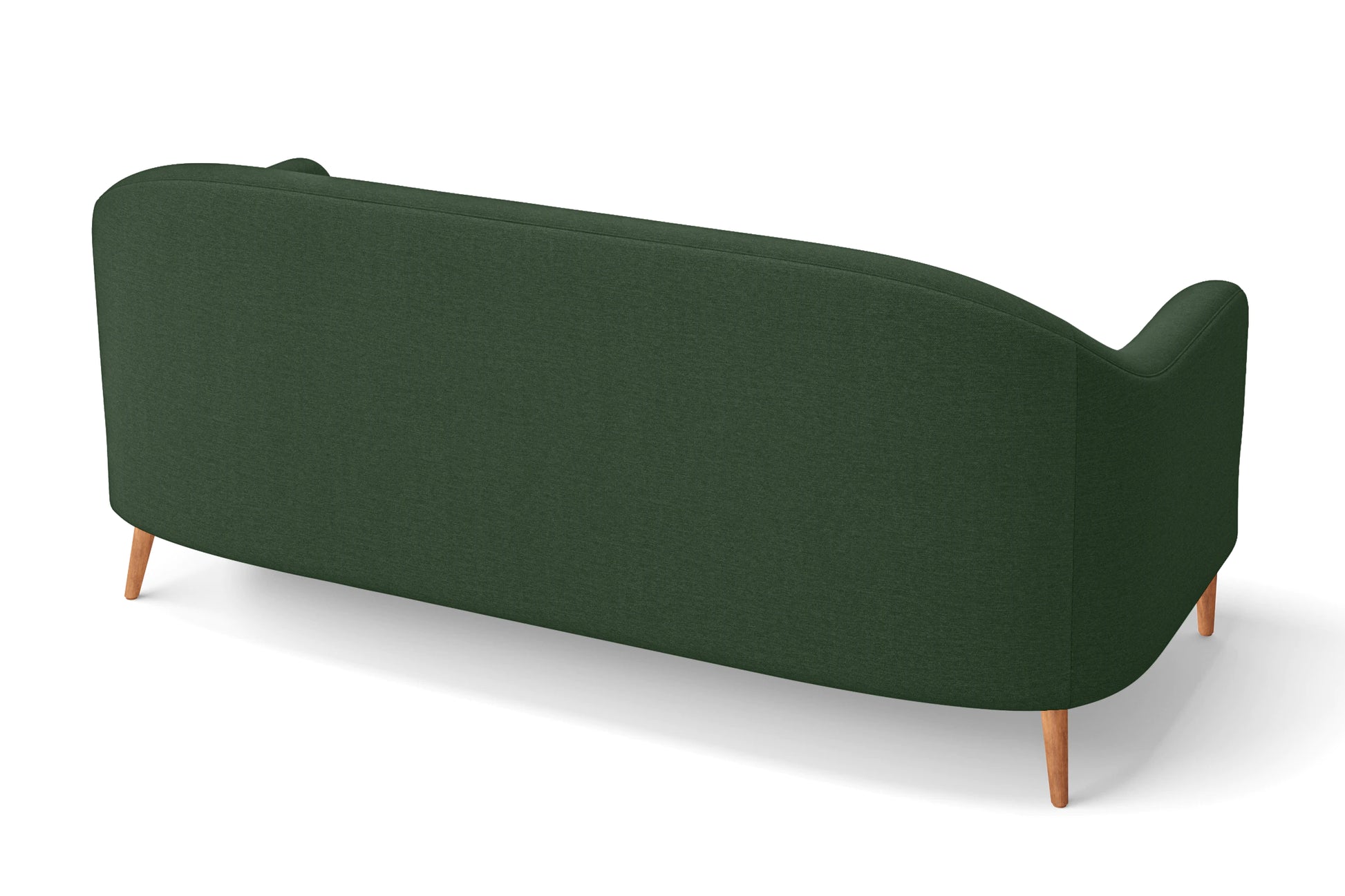 Andria 3 Seater Sofa Forest Green Linen Fabric