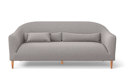 Andria 3 Seater Sofa Grey Linen Fabric