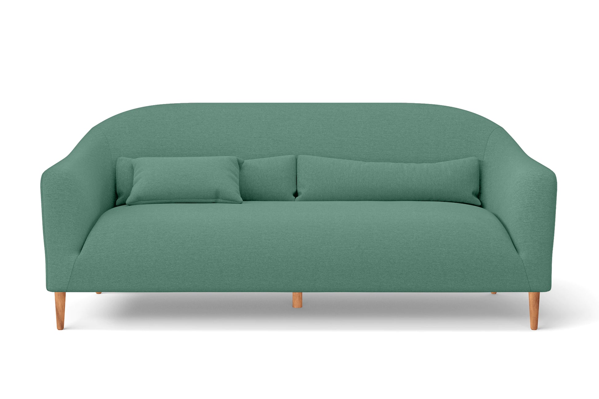 Andria 3 Seater Sofa Mint Green Linen Fabric