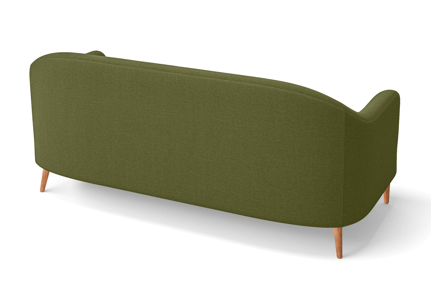 Andria 3 Seater Sofa Olive Linen Fabric