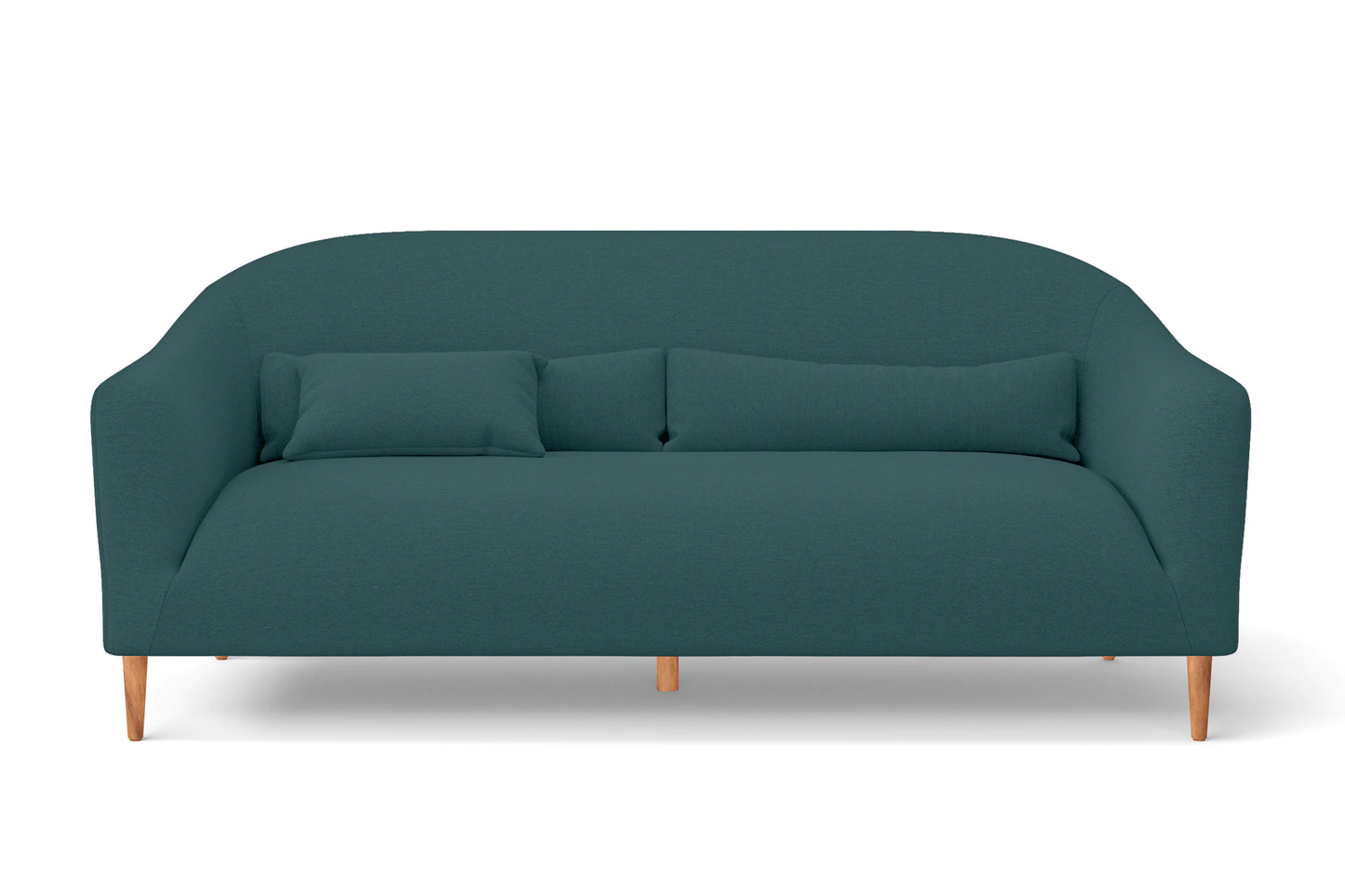 Andria 3 Seater Sofa Teal Linen Fabric