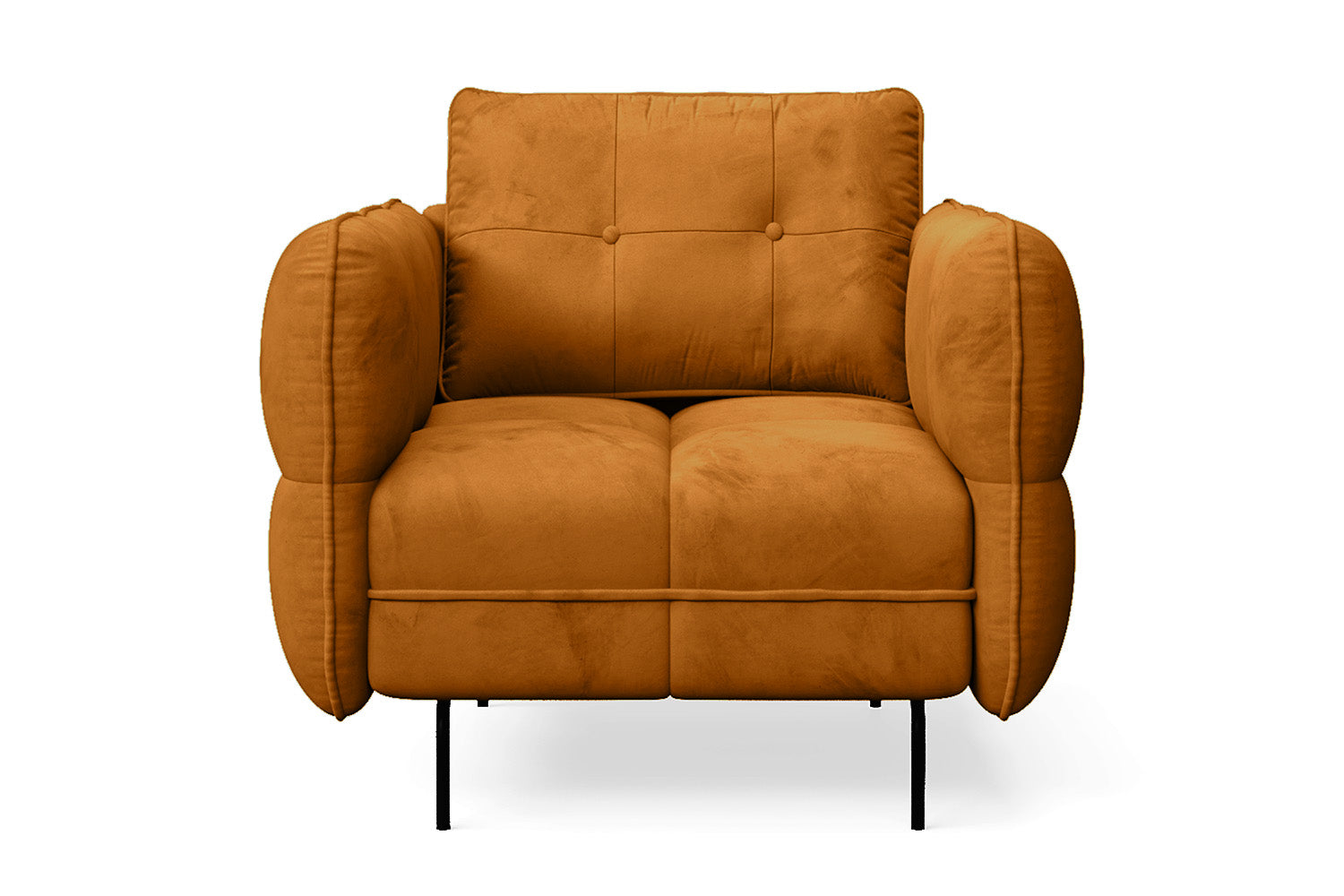 Anzio Armchair Gold Velvet