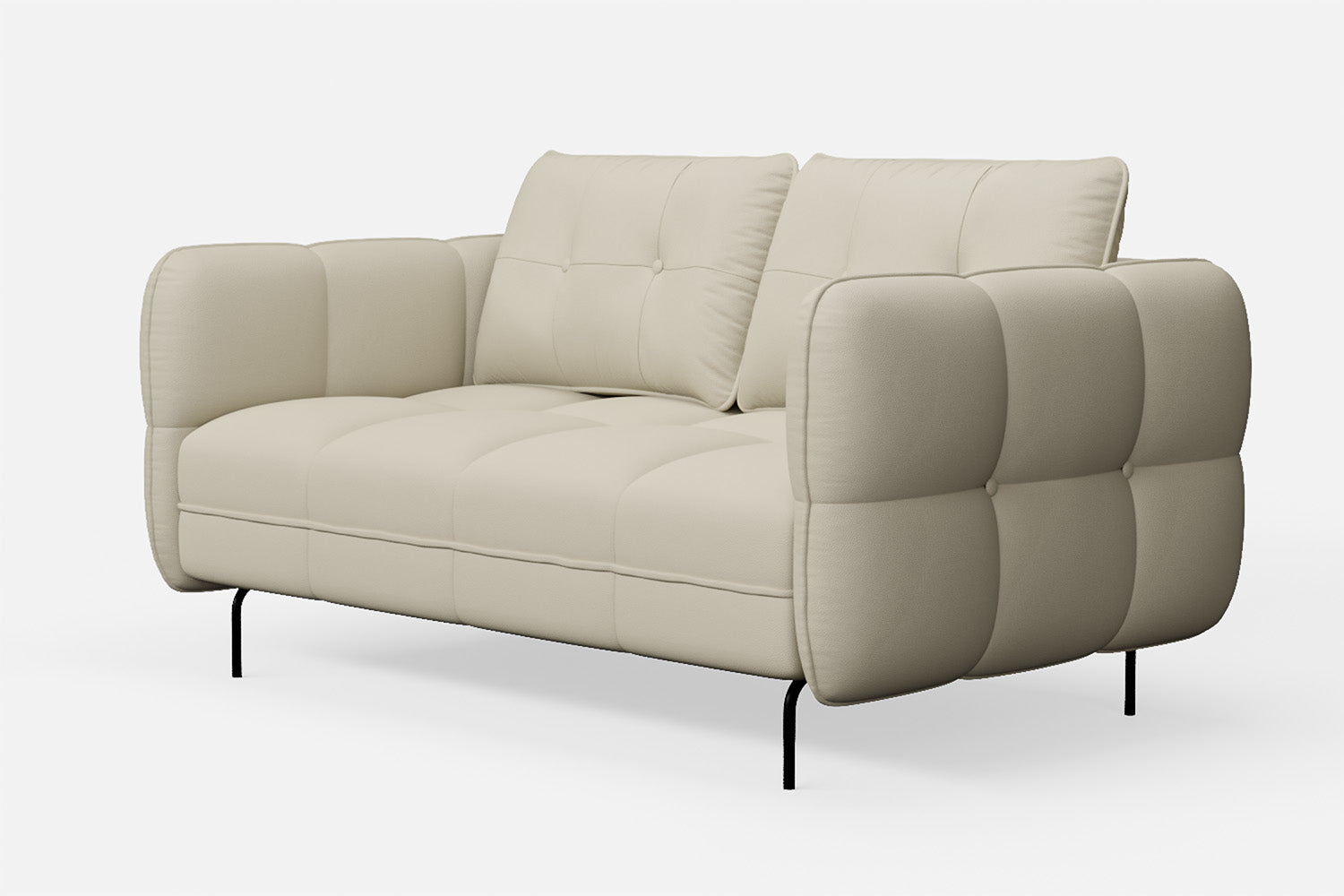 Anzio 2 Seater Sofa Cream Leather