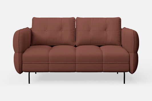 Anzio 2 Seater Sofa Mauve Leather