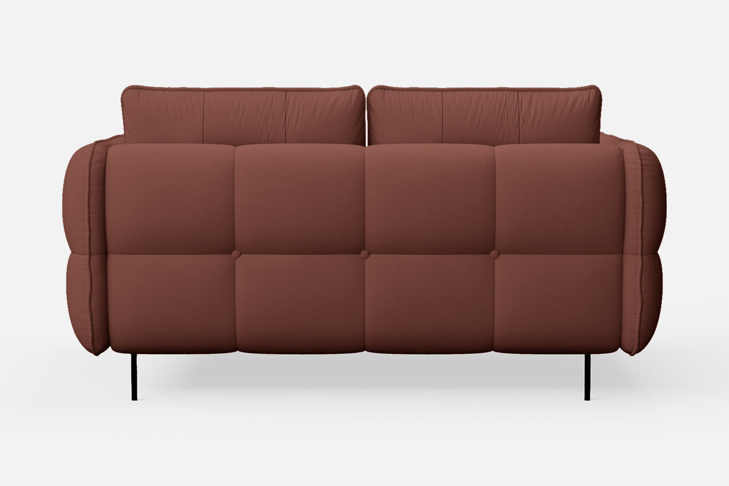 Anzio 2 Seater Sofa Mauve Leather