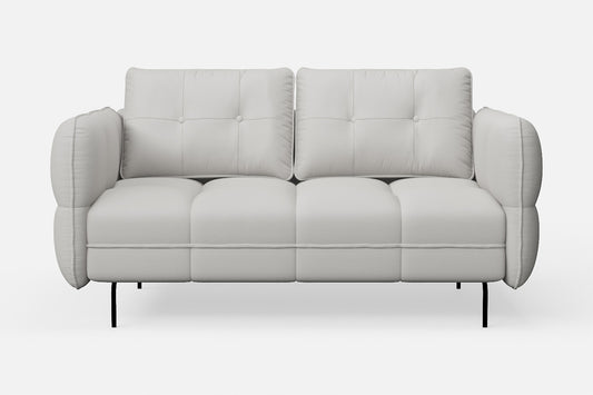 Anzio 2 Seater Sofa White Leather