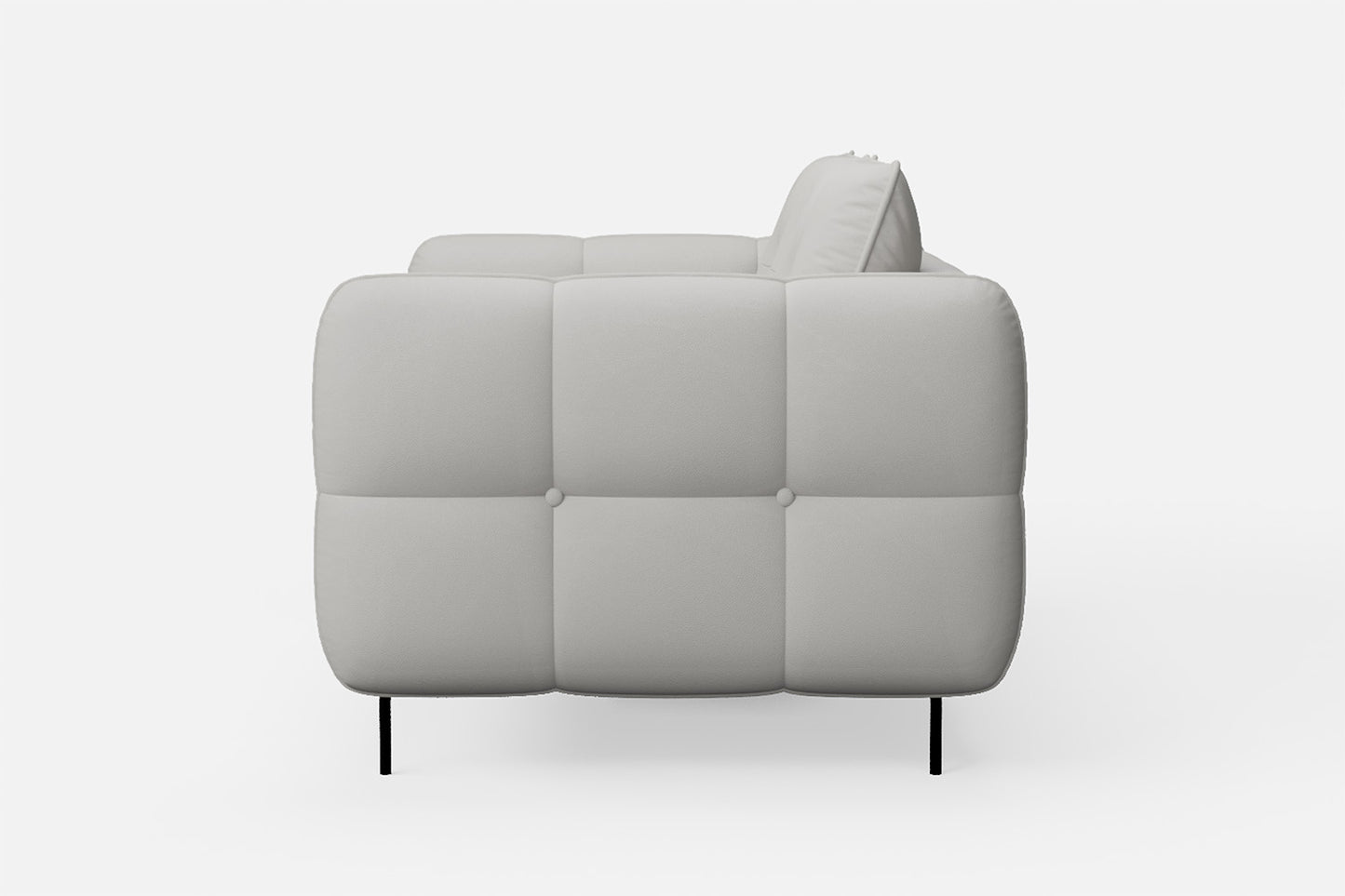 Anzio 2 Seater Sofa White Leather