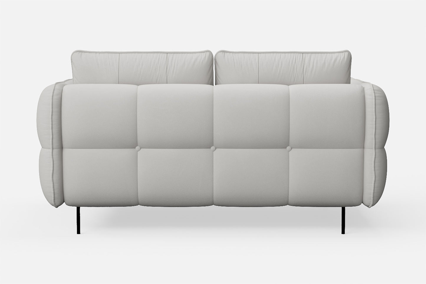 Anzio 2 Seater Sofa White Leather