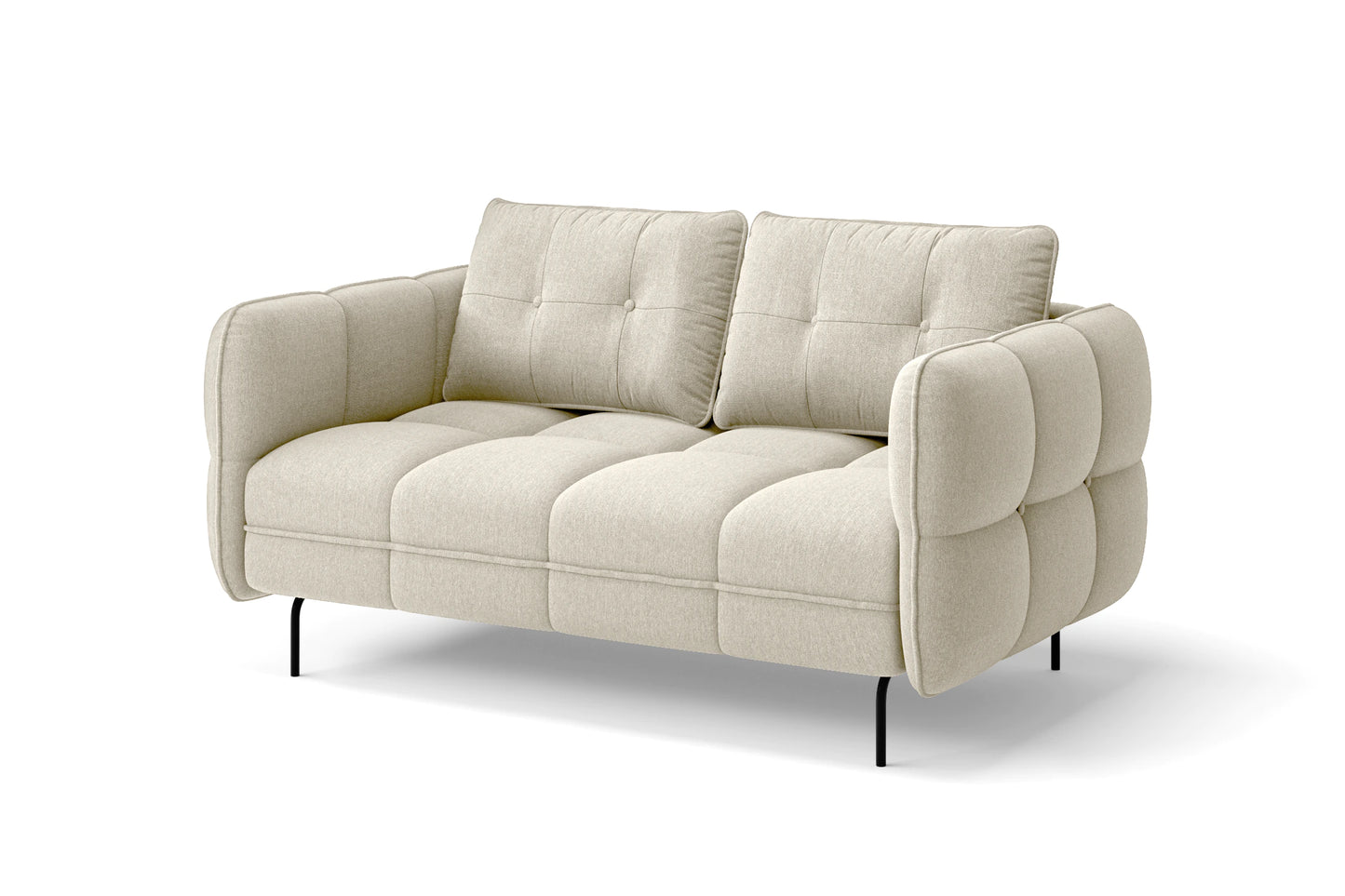 Anzio 2 Seater Sofa Cream Linen Fabric