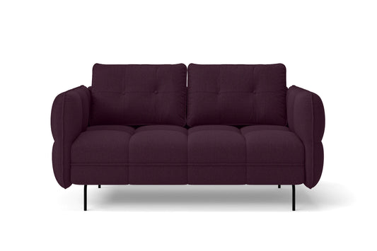 Anzio 2 Seater Sofa Purple Linen Fabric