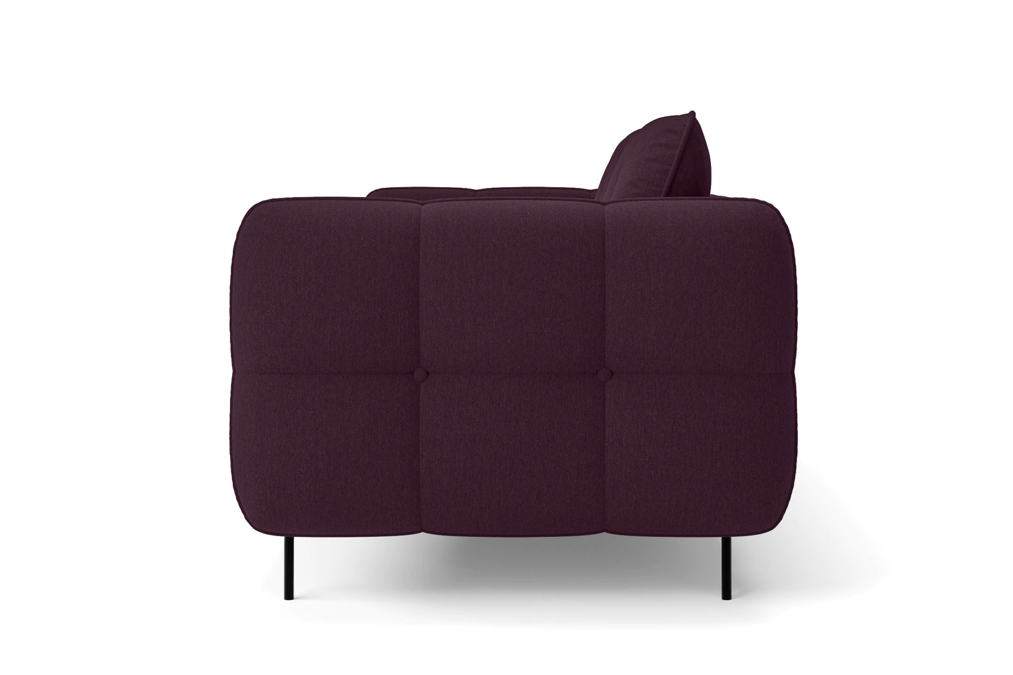 Anzio 2 Seater Sofa Purple Linen Fabric