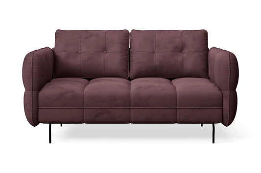 Anzio 2 Seater Sofa Grape Velvet