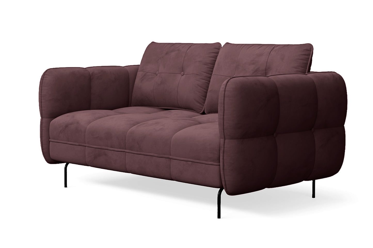 Anzio 2 Seater Sofa Grape Velvet