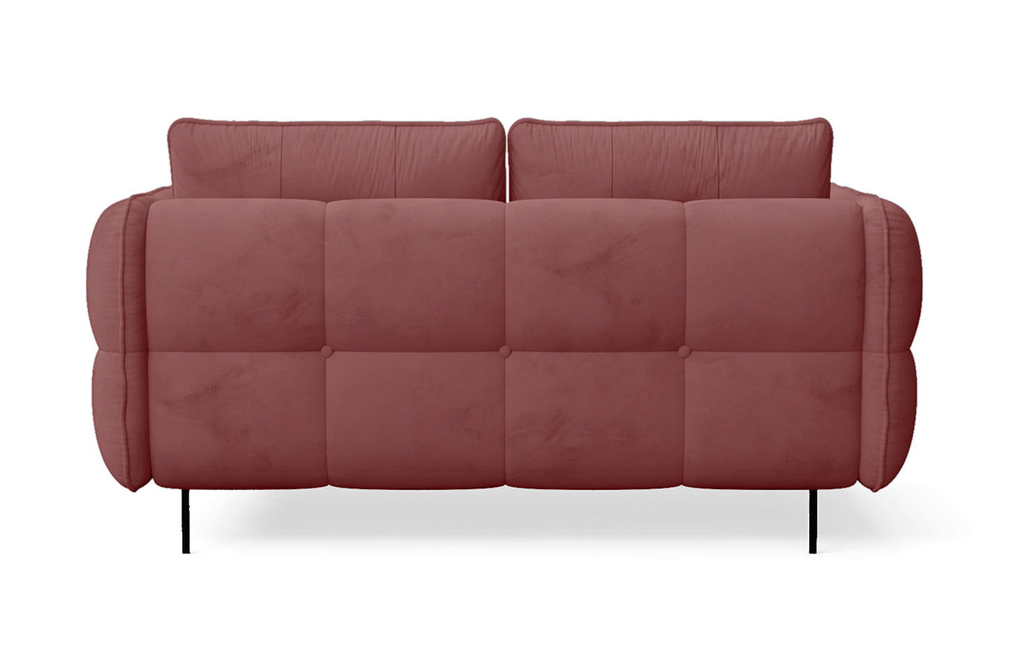 Anzio 2 Seater Sofa Pink Velvet