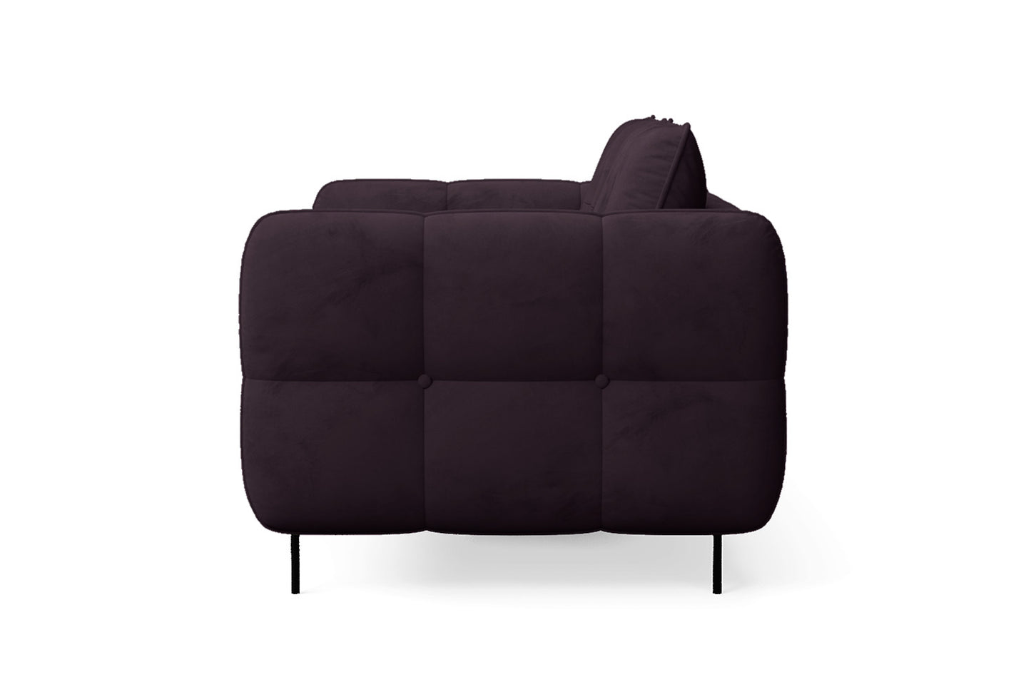 Anzio 2 Seater Sofa Purple Velvet