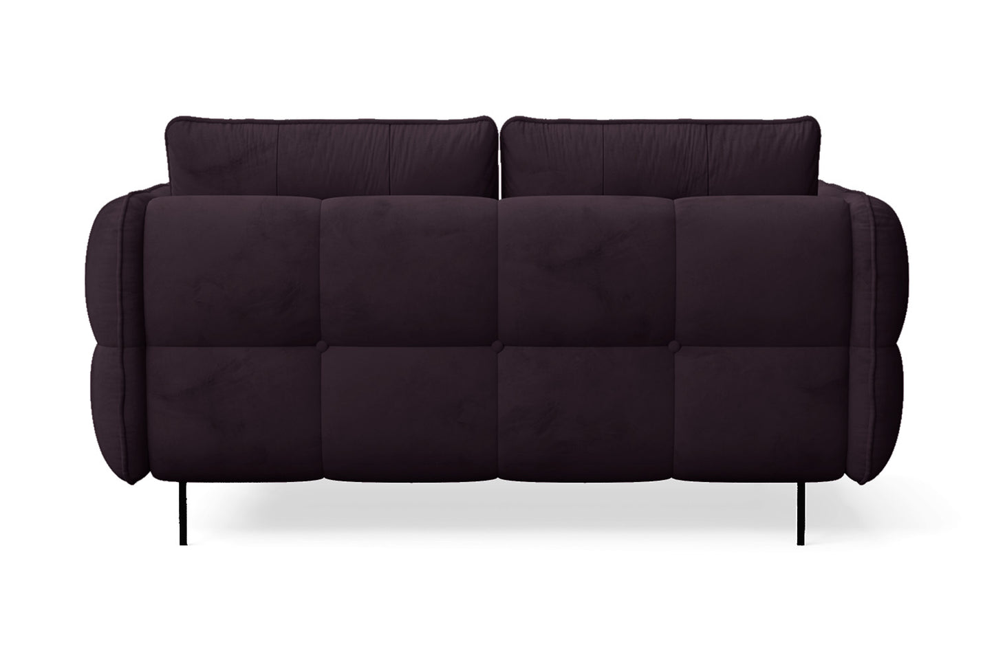 Anzio 2 Seater Sofa Purple Velvet