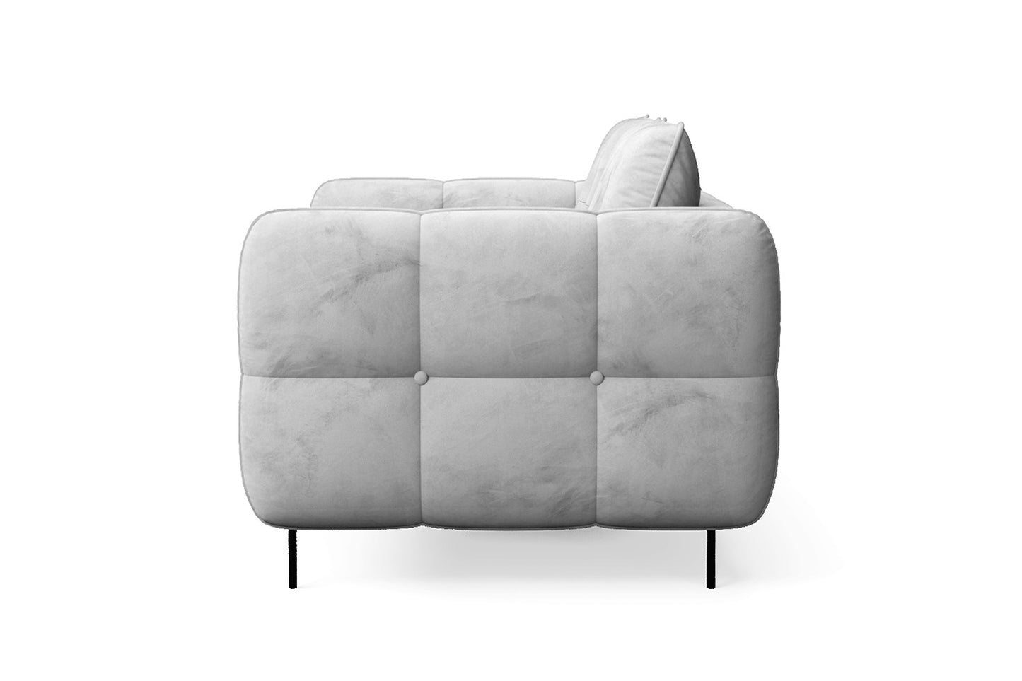 Anzio 2 Seater Sofa White Velvet