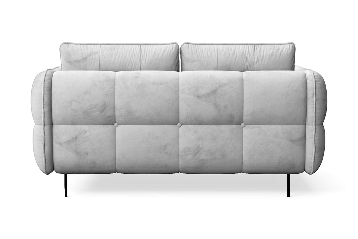 Anzio 2 Seater Sofa White Velvet