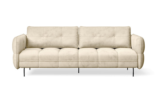 Anzio 3 Seater Sofa Cream Velvet