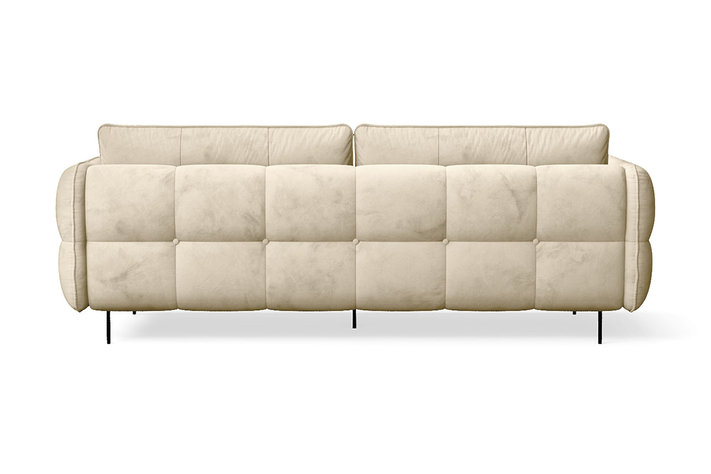 Anzio 3 Seater Sofa Cream Velvet