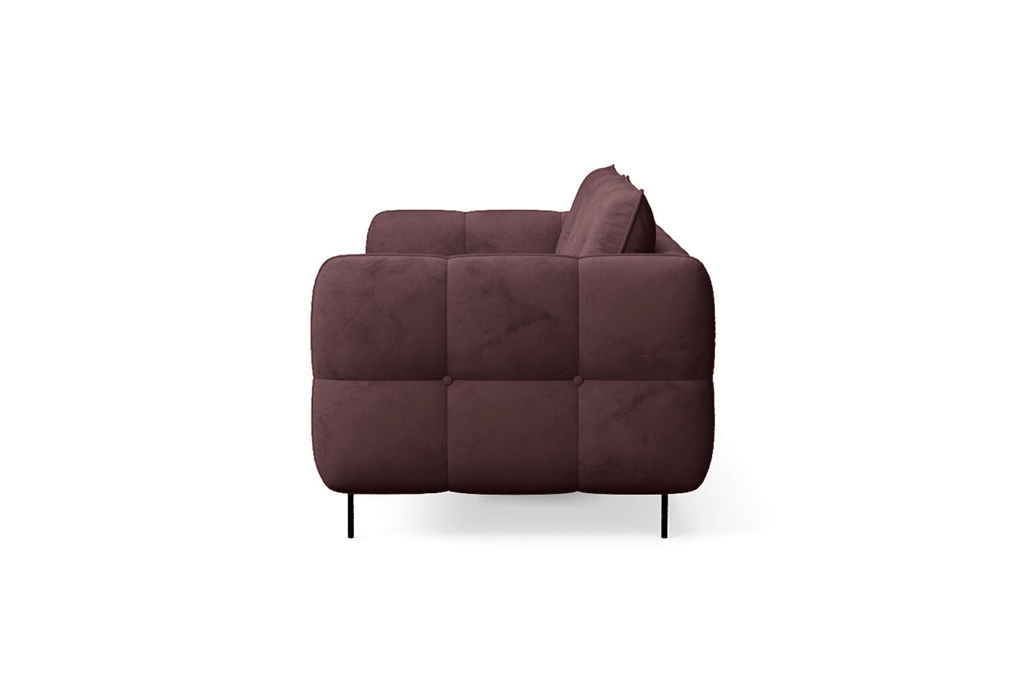 Anzio 3 Seater Sofa Grape Velvet