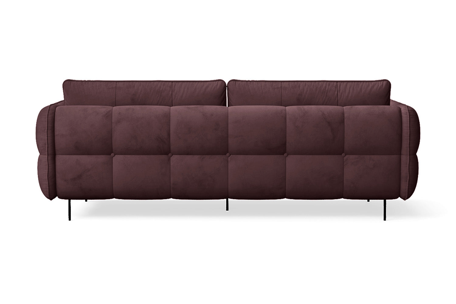 Anzio 3 Seater Sofa Grape Velvet