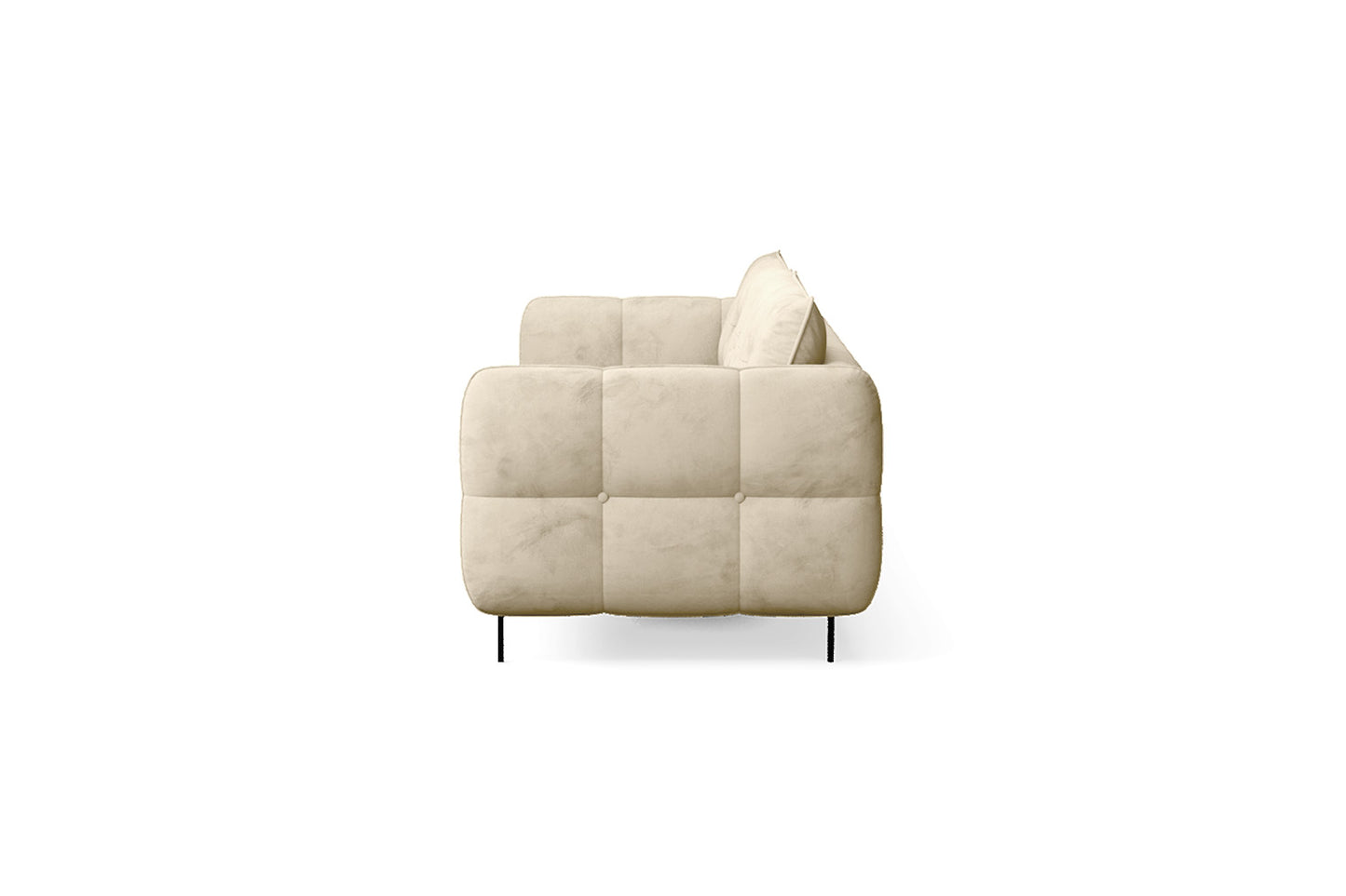 Anzio 4 Seater Sofa Cream Velvet