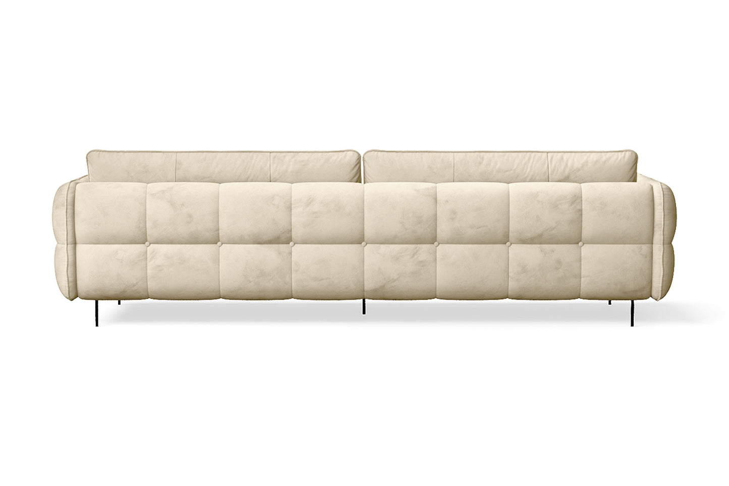 Anzio 4 Seater Sofa Cream Velvet