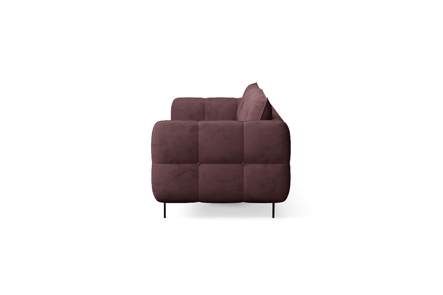 Anzio 4 Seater Sofa Grape Velvet