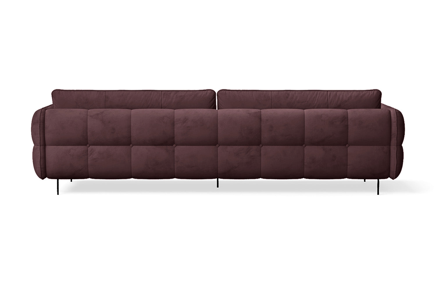 Anzio 4 Seater Sofa Grape Velvet