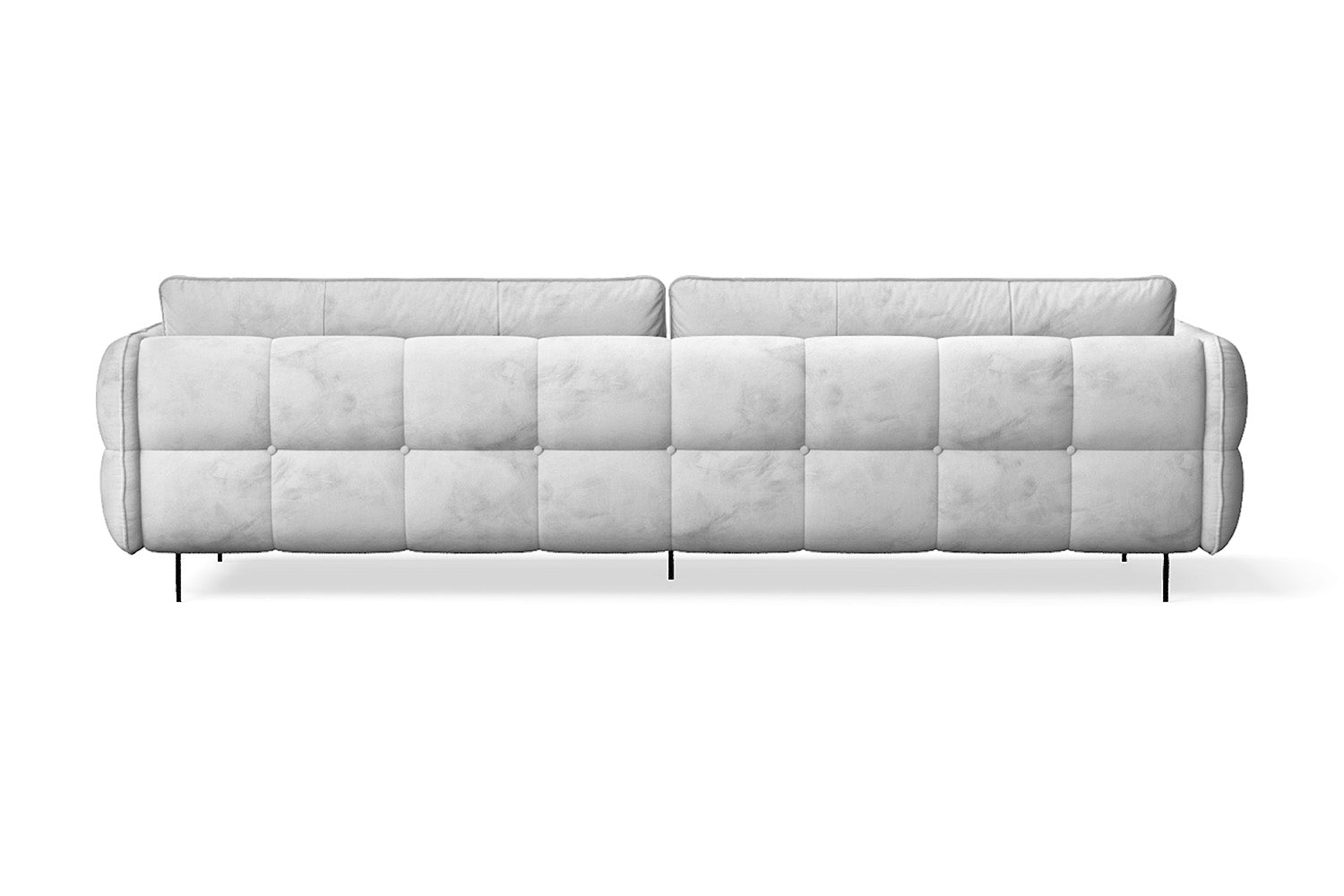 Anzio 4 Seater Sofa White Velvet