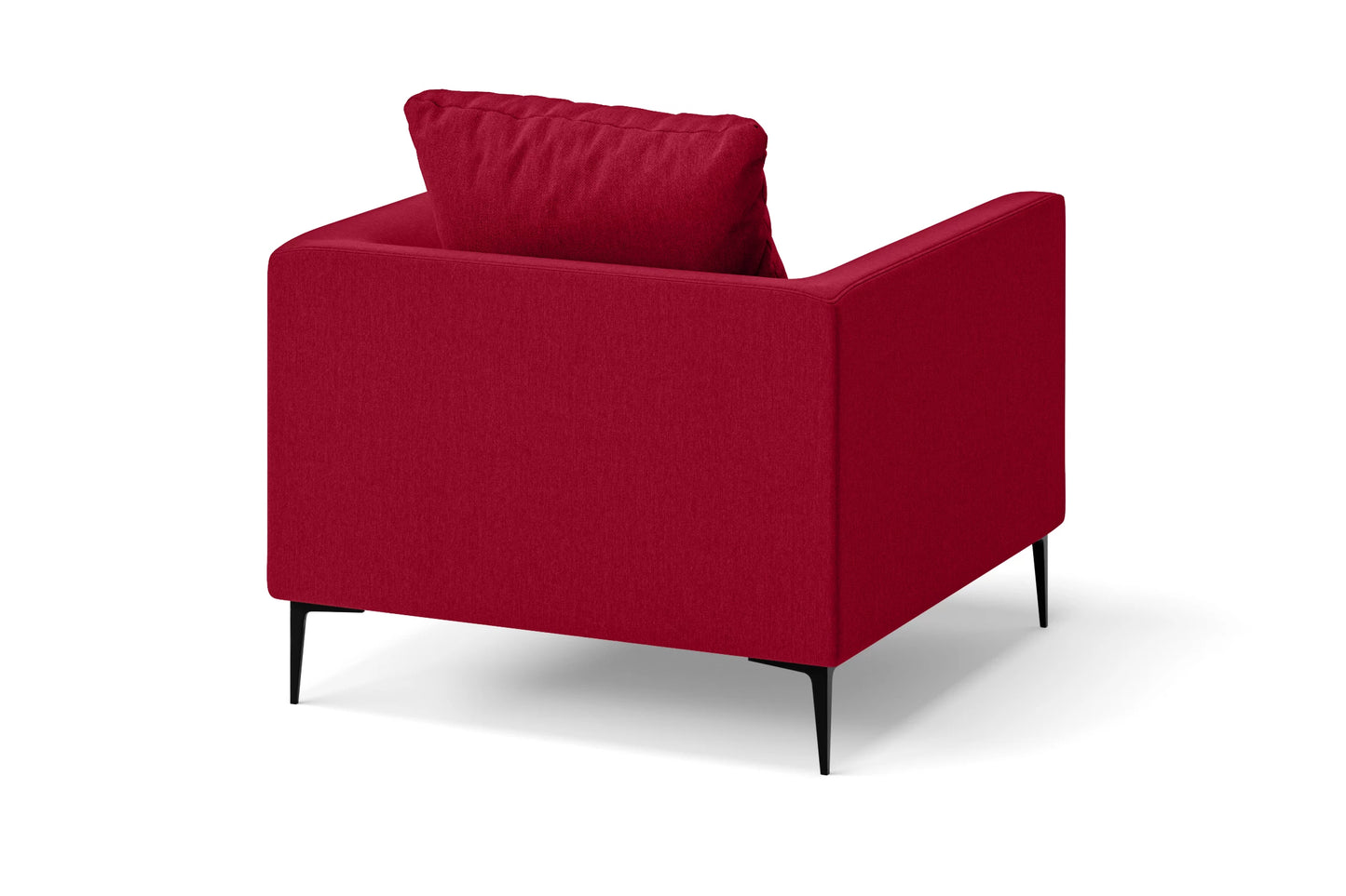 Aprilia Armchair Red Linen Fabric