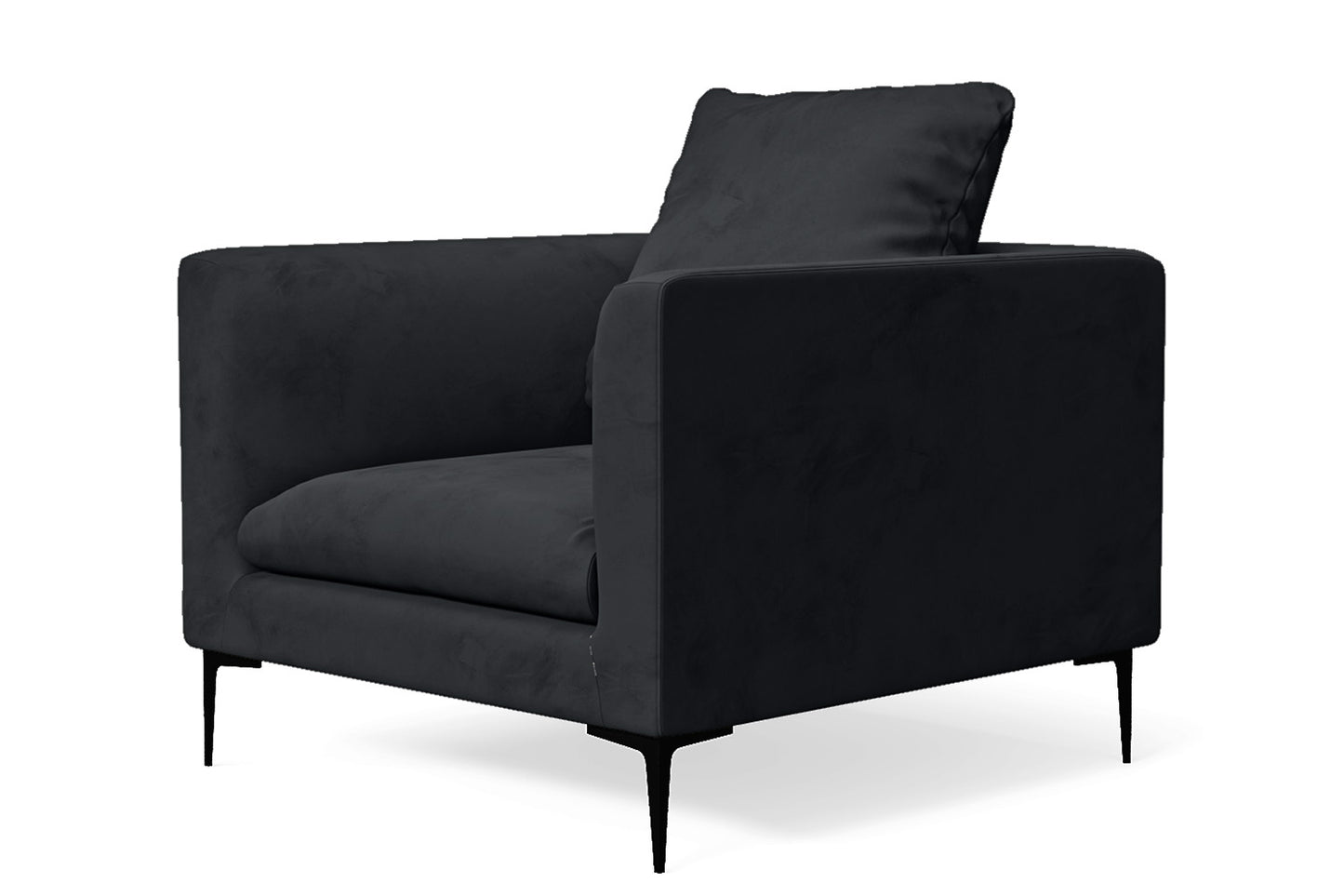 Aprilia Armchair Dark Grey Velvet