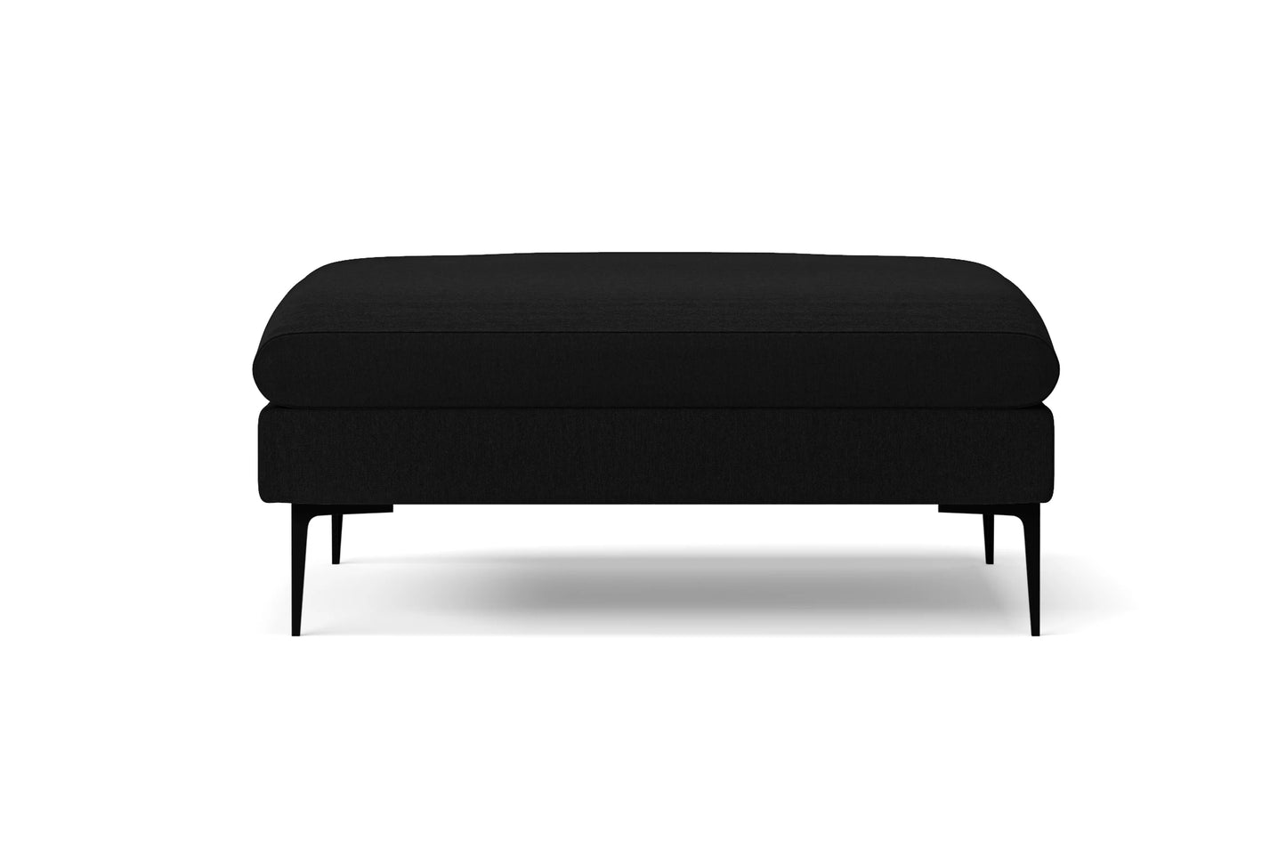 Aprilia Ottoman Black Linen Fabric