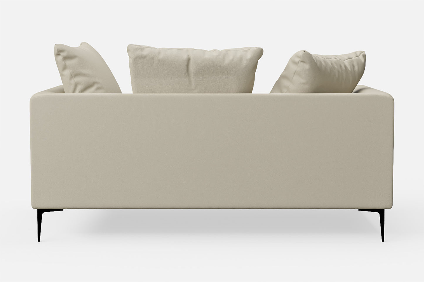 Aprilia 2 Seater Sofa Cream Leather