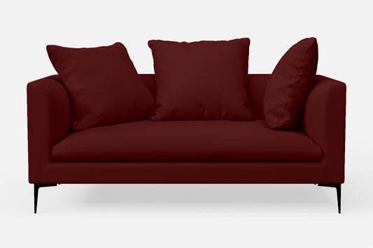 Aprilia 2 Seater Sofa Red Leather