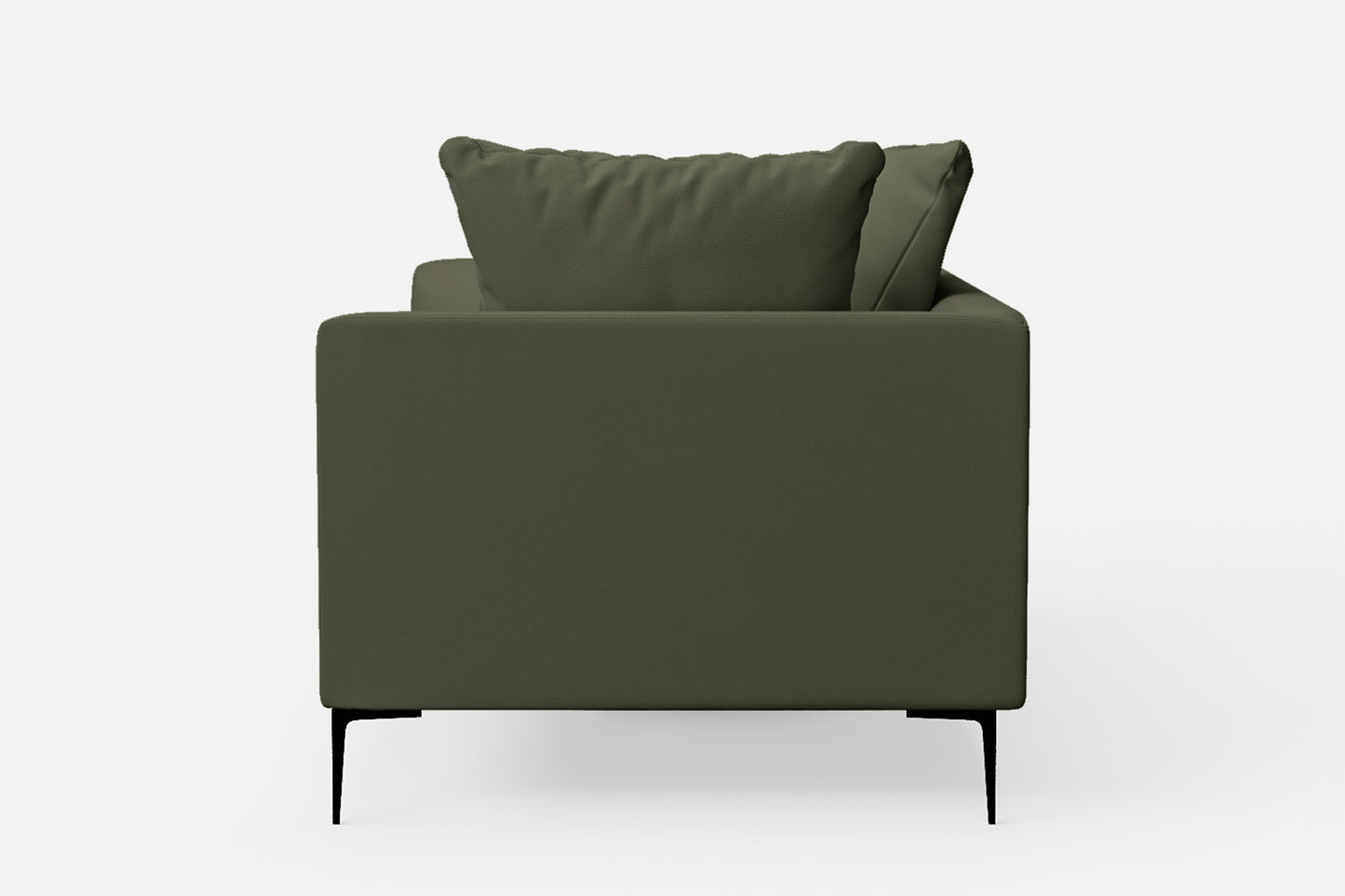 Aprilia 2 Seater Sofa Sage Leather