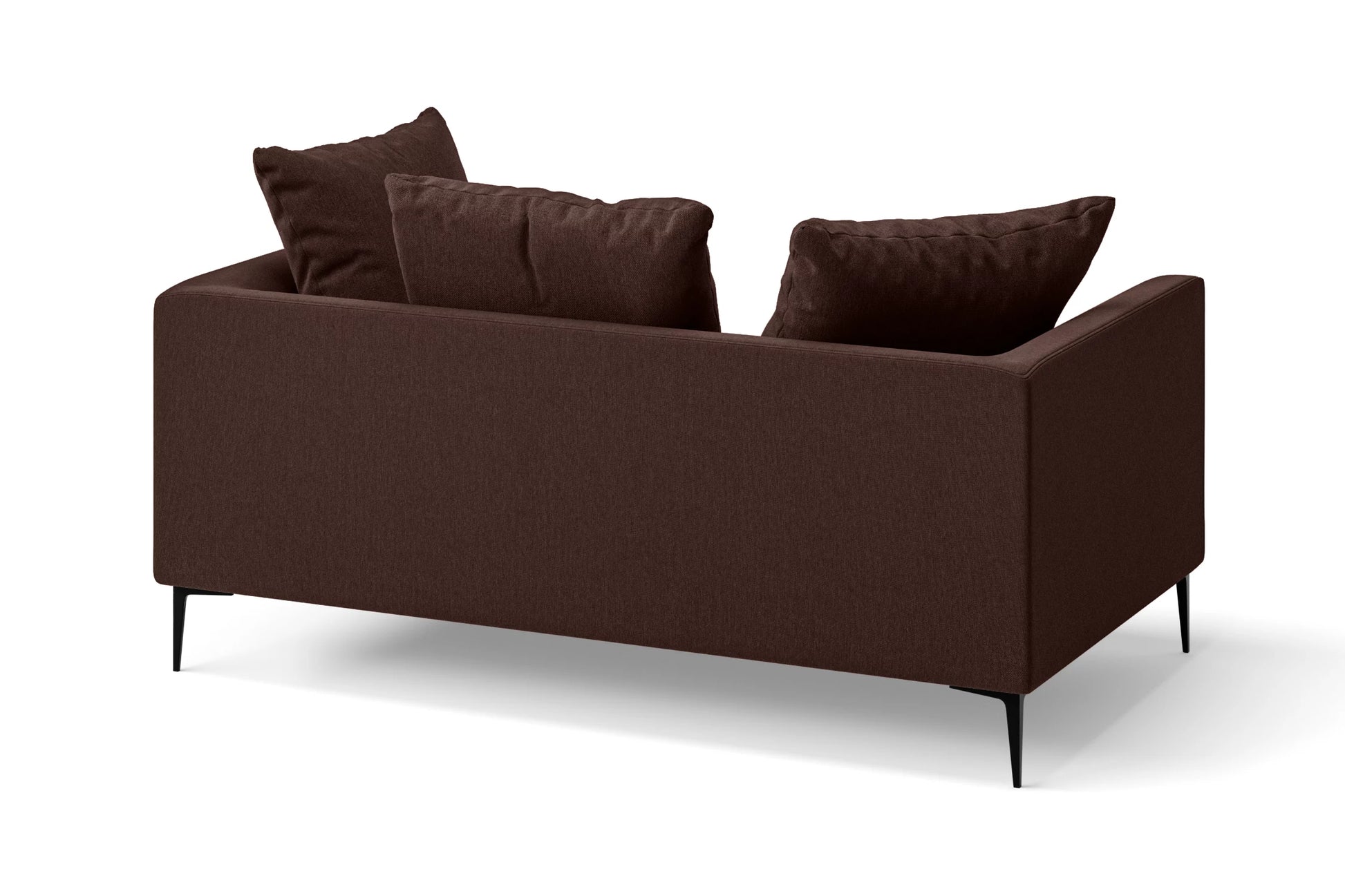 Aprilia 2 Seater Sofa Coffee Brown Linen Fabric