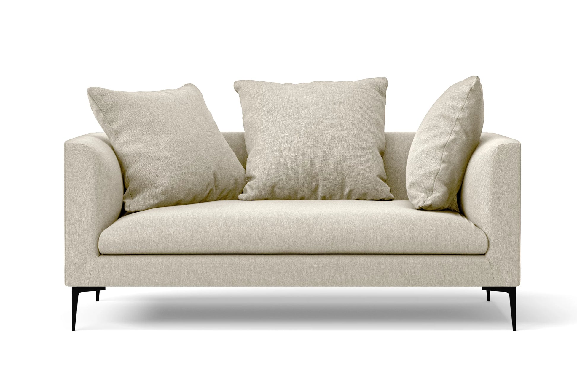 Aprilia 2 Seater Sofa Cream Linen Fabric