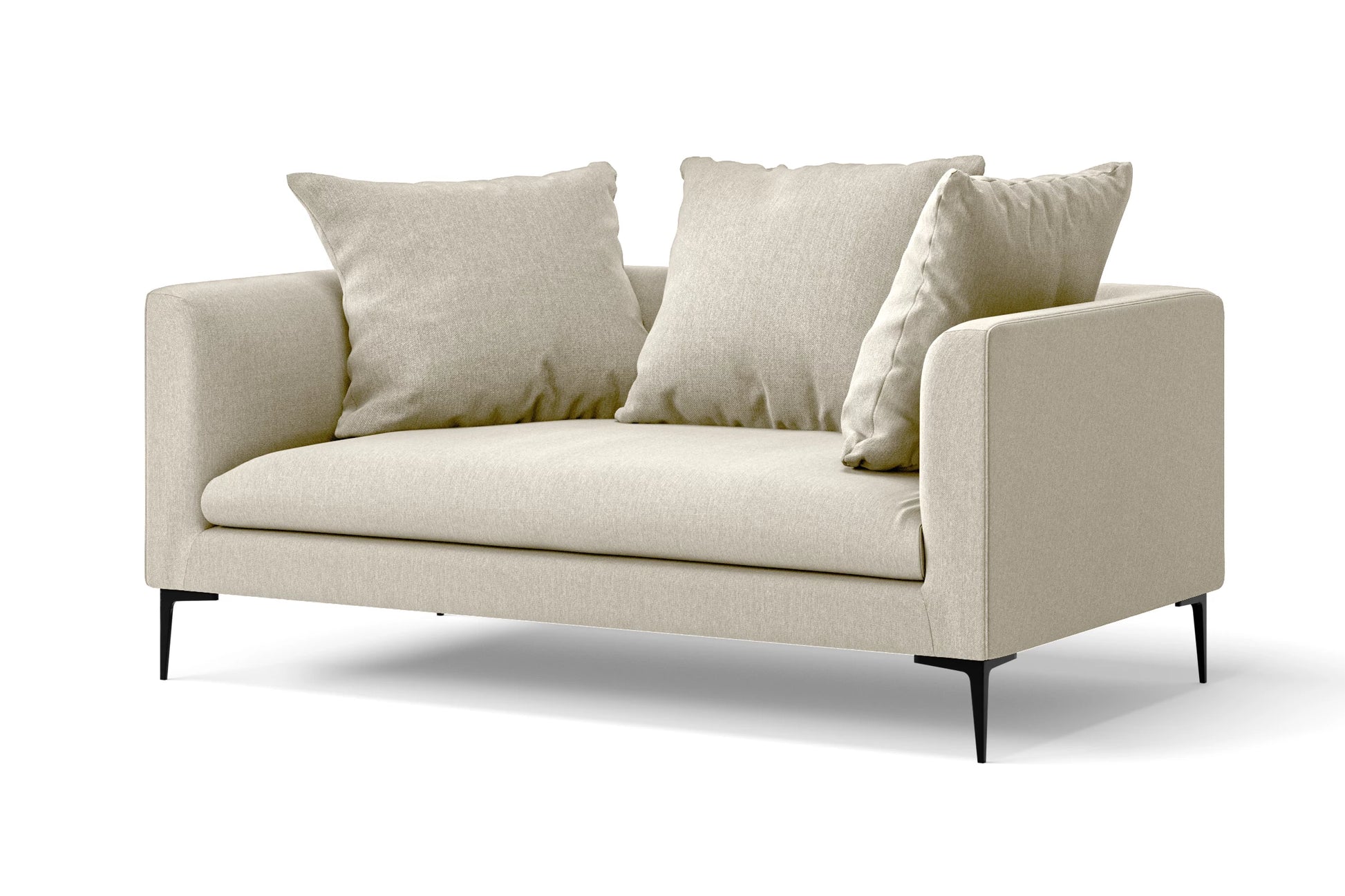 Aprilia 2 Seater Sofa Cream Linen Fabric