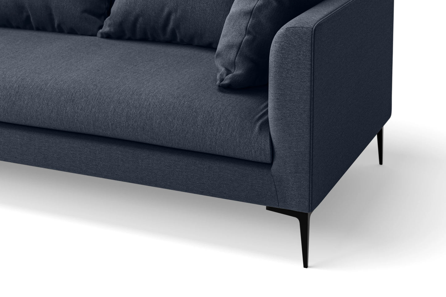 Aprilia 2 Seater Sofa Dark Blue Linen Fabric