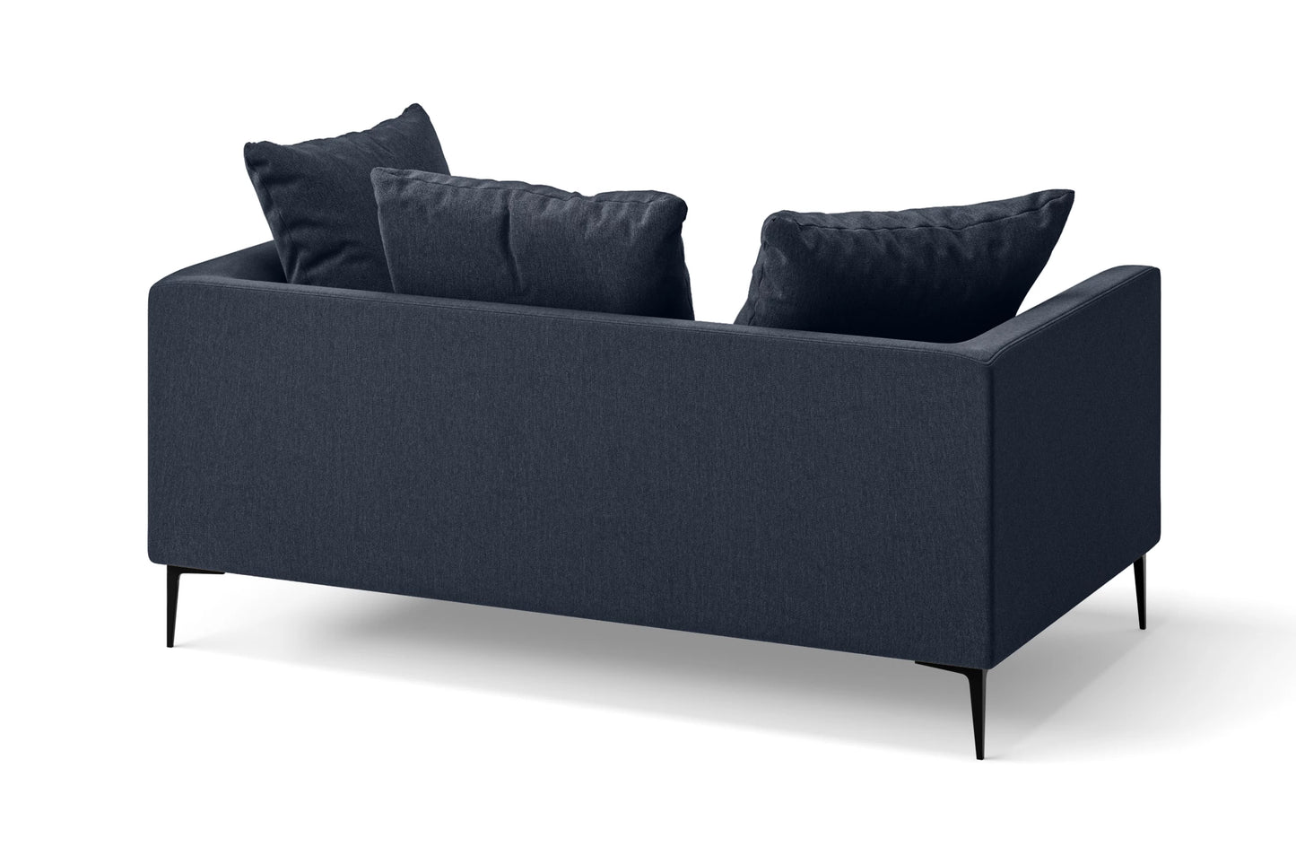 Aprilia 2 Seater Sofa Dark Blue Linen Fabric