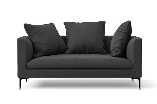 Aprilia 2 Seater Sofa Dark Grey Linen Fabric