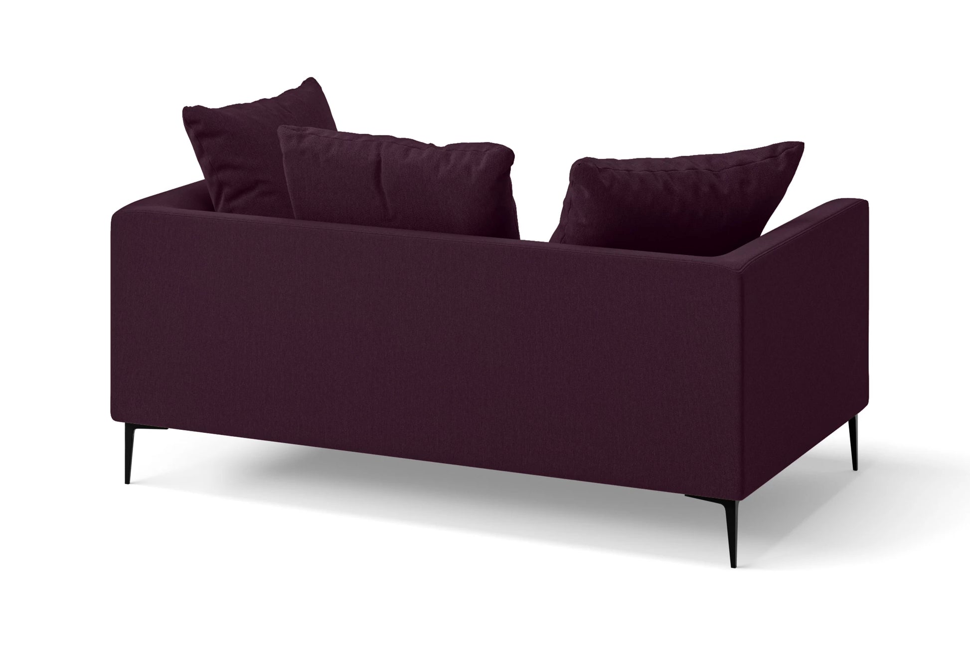 Aprilia 2 Seater Sofa Purple Linen Fabric